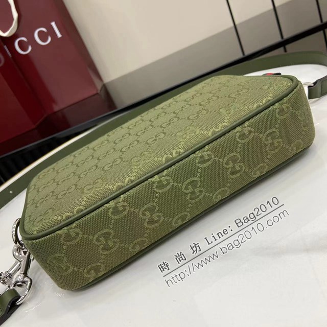 Gucci專櫃古馳最新款小號男士單肩斜挎包 jh2951型號：834802